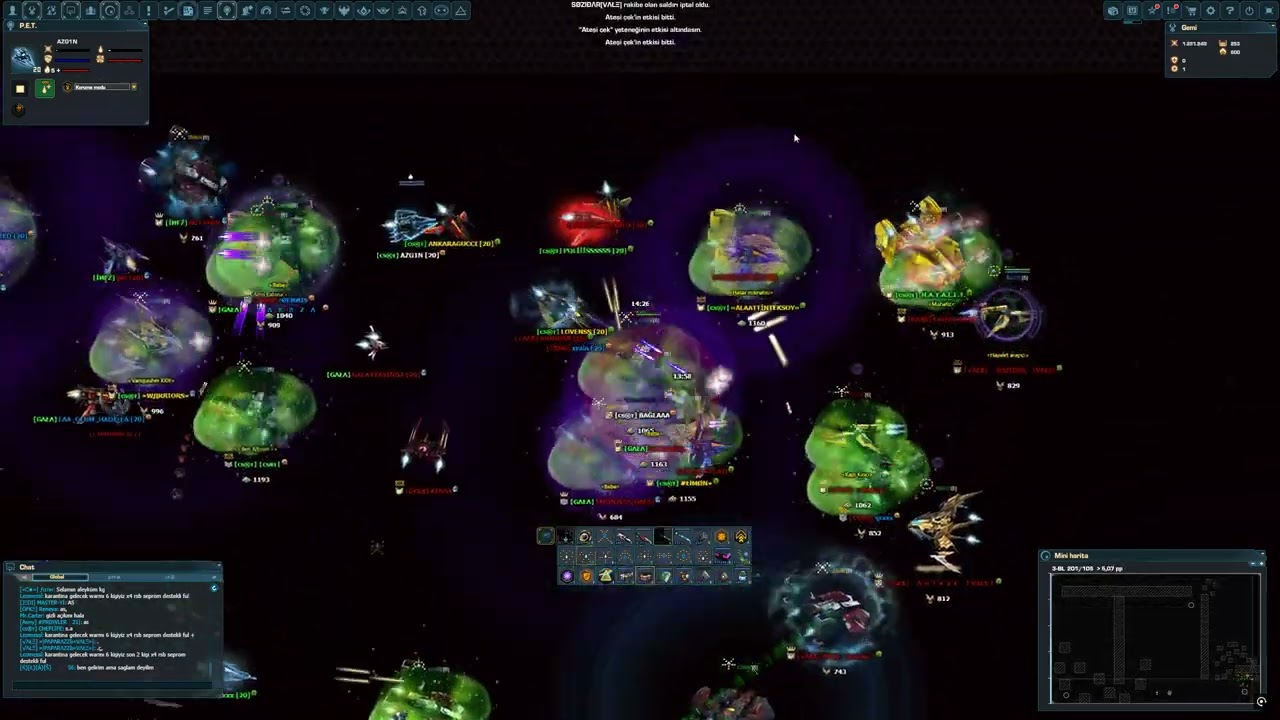 Darkorbit Tr1-5 CSRT 20 VS 17 ÇÖPLER ORDUSU