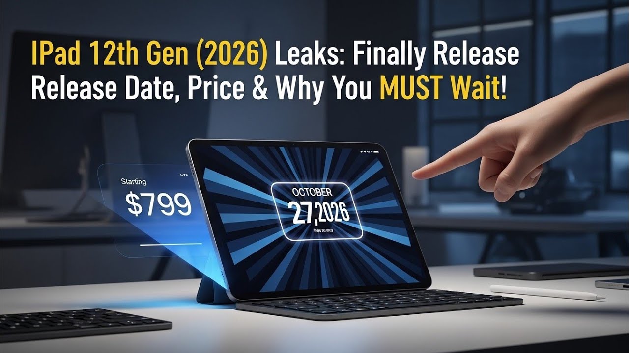 iPad 12th Gen (2026) Leaks:Finally Release Date, Price & Why You MUST Wait!