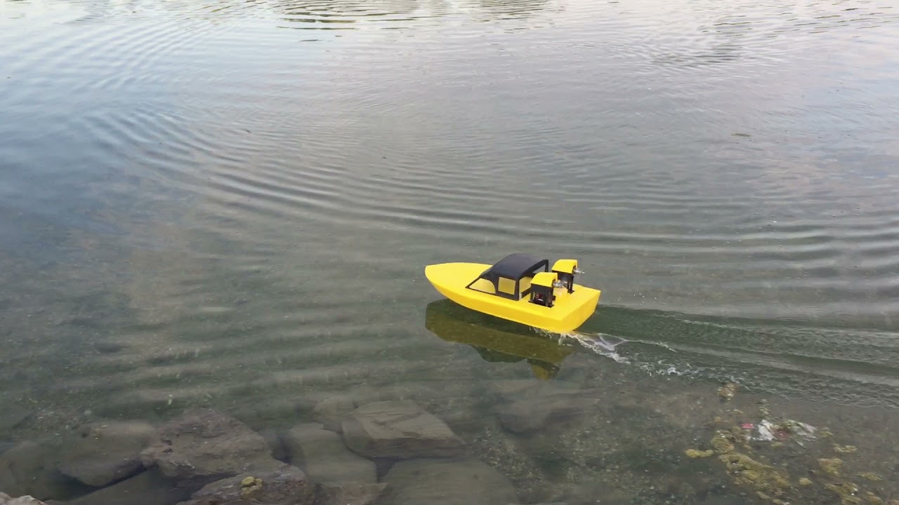 Twin Prop Airboat 2s Test Run