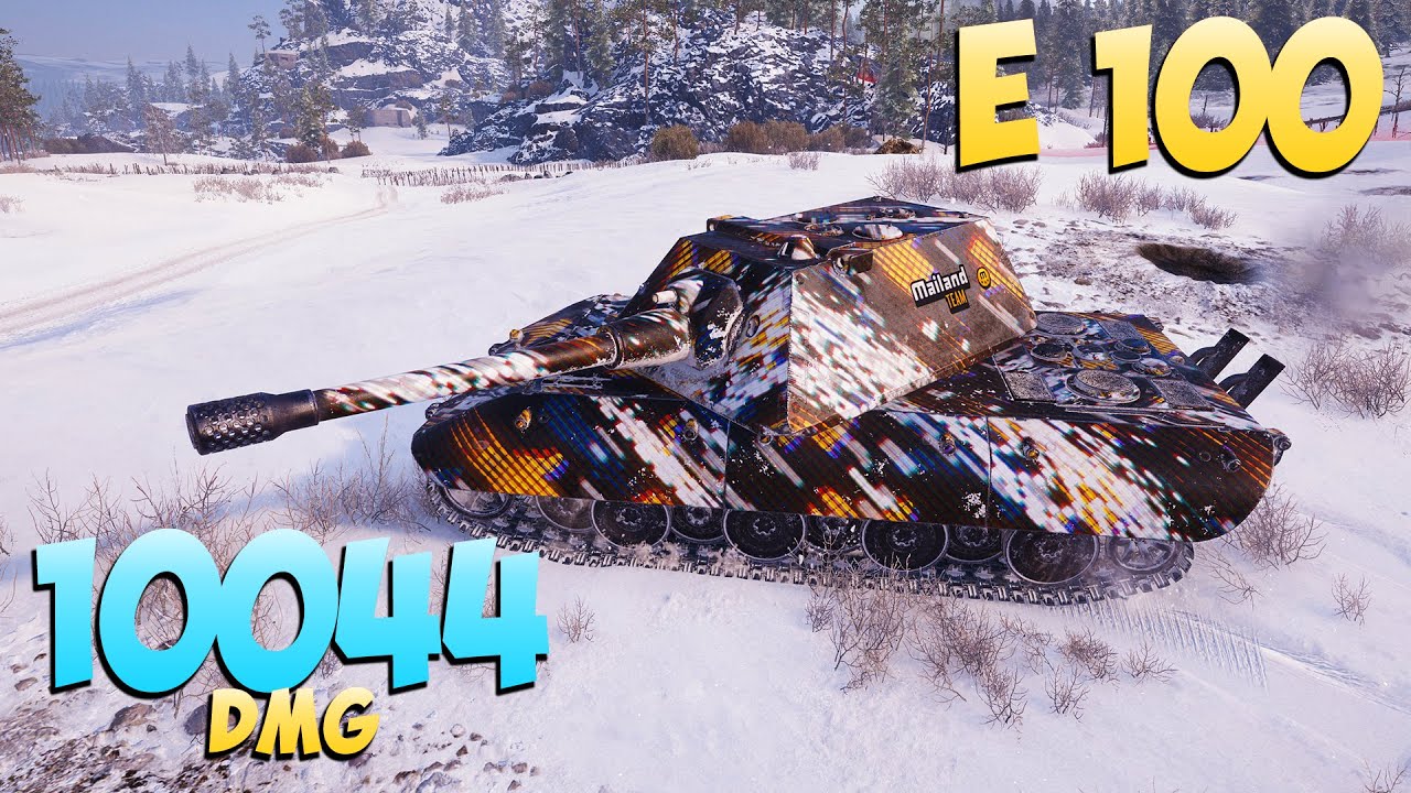 E 100 - 5 Kills 10K DMG - Тяжелая легенда! - Мир Танков