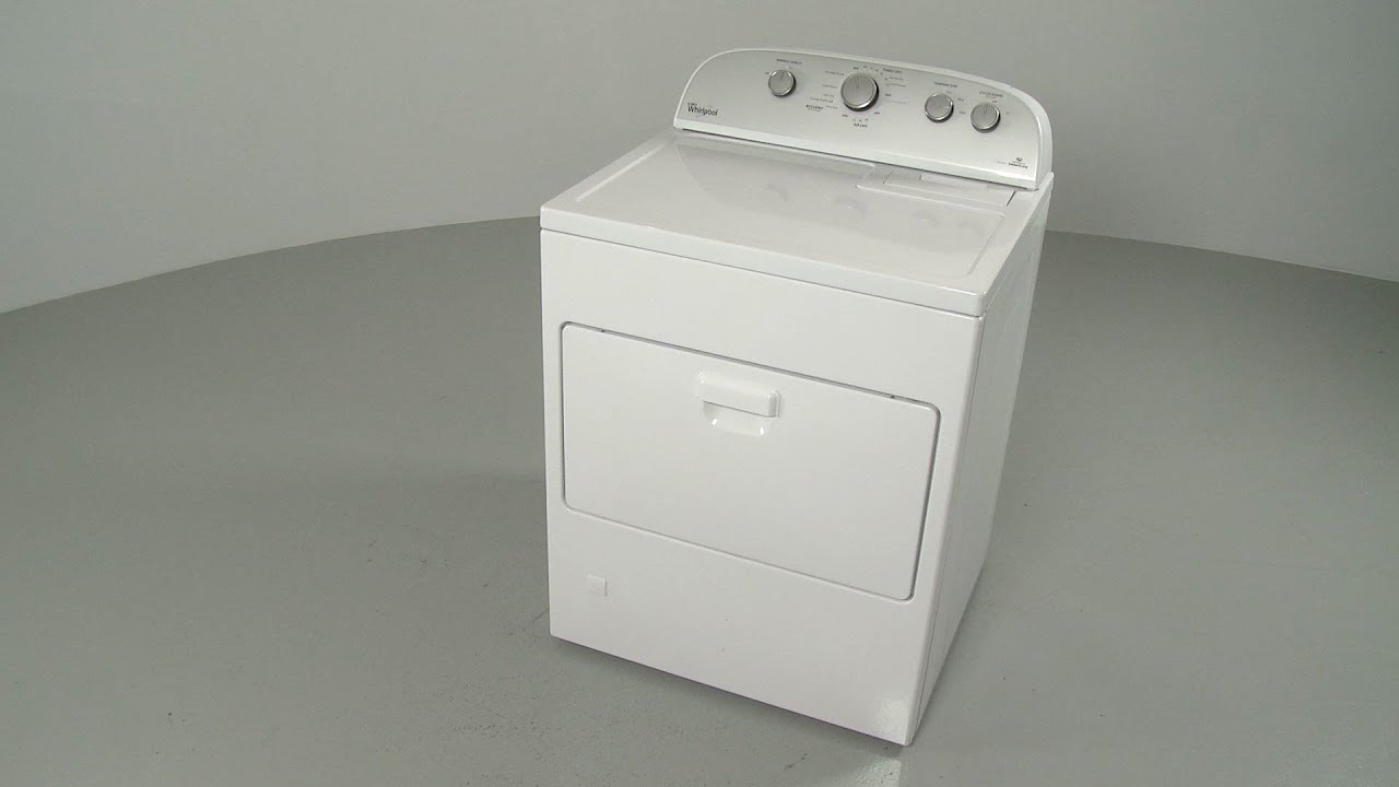 Whirlpool Gas Dryer Disassembly (Model WGD49STBW2)