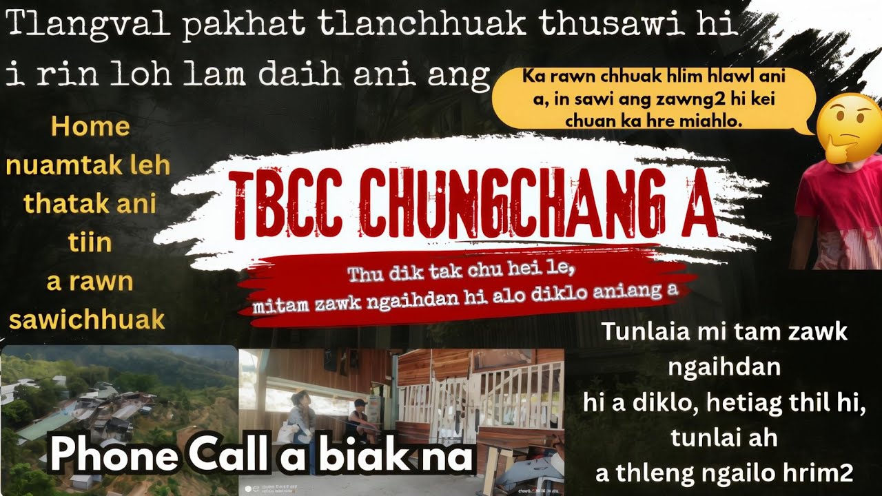 TBCC a tlanchhuak in thu a rawn sawichhuak ve leh e/Mi tam tak ngaihdan ang kha alo ni lo tlat mai.