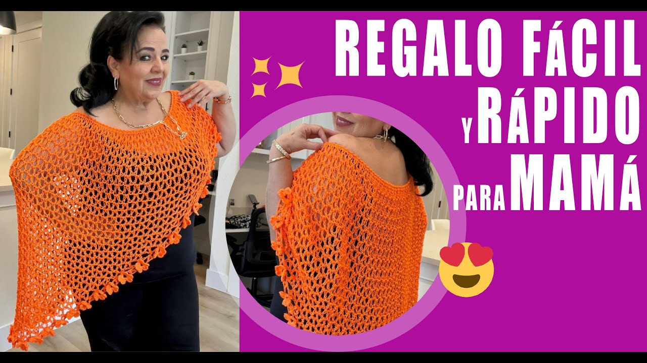 Regalo fácil y rápido para MAMÁ / cómo tejer una capita ​😍 Yo Tejo con LAURA CEPEDA