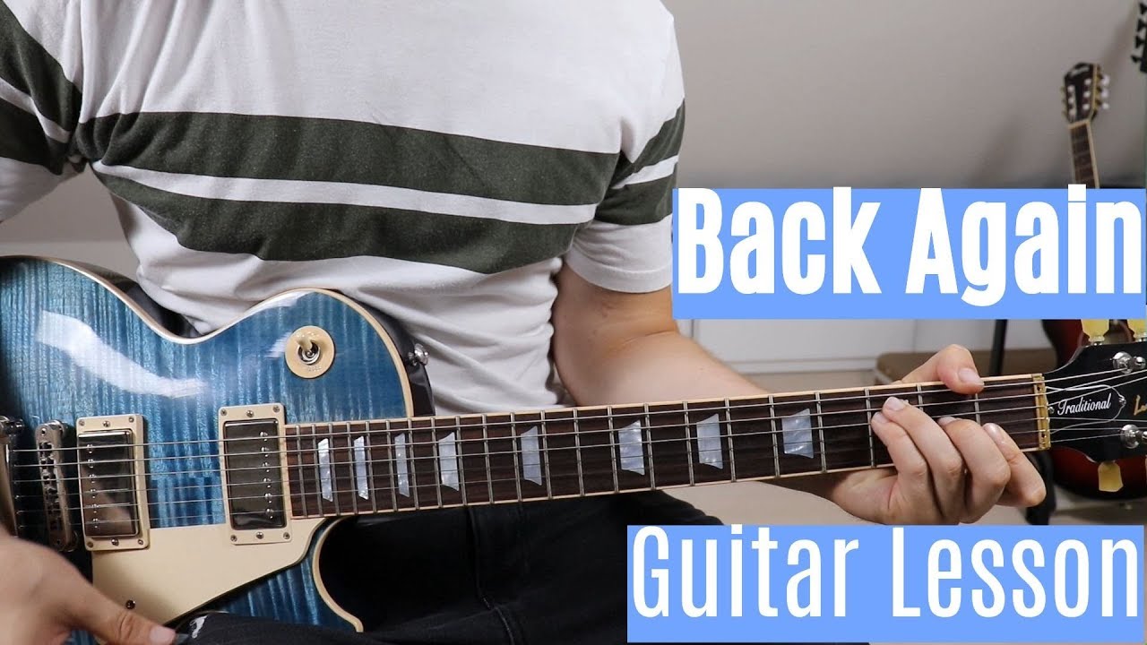 Back Again - You Me At Six | Guitar Lesson (Tutorial) | How To Play Chords + Melody
