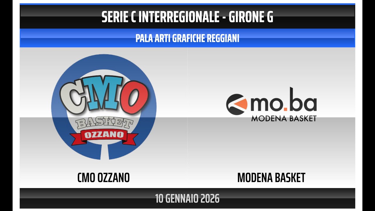 CMO Ozzano vs Modena Basket