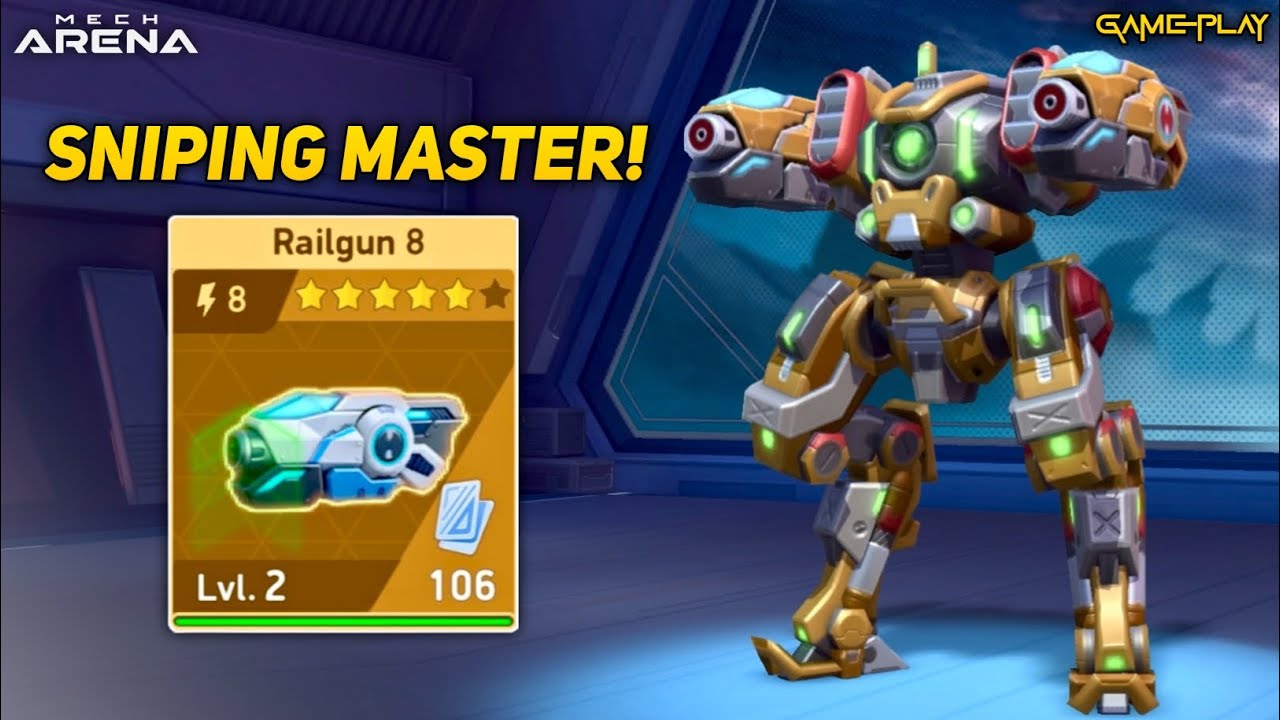 Redeemer + Railgun 8 🔥| Mech Arena Gameplay | Mech Arena