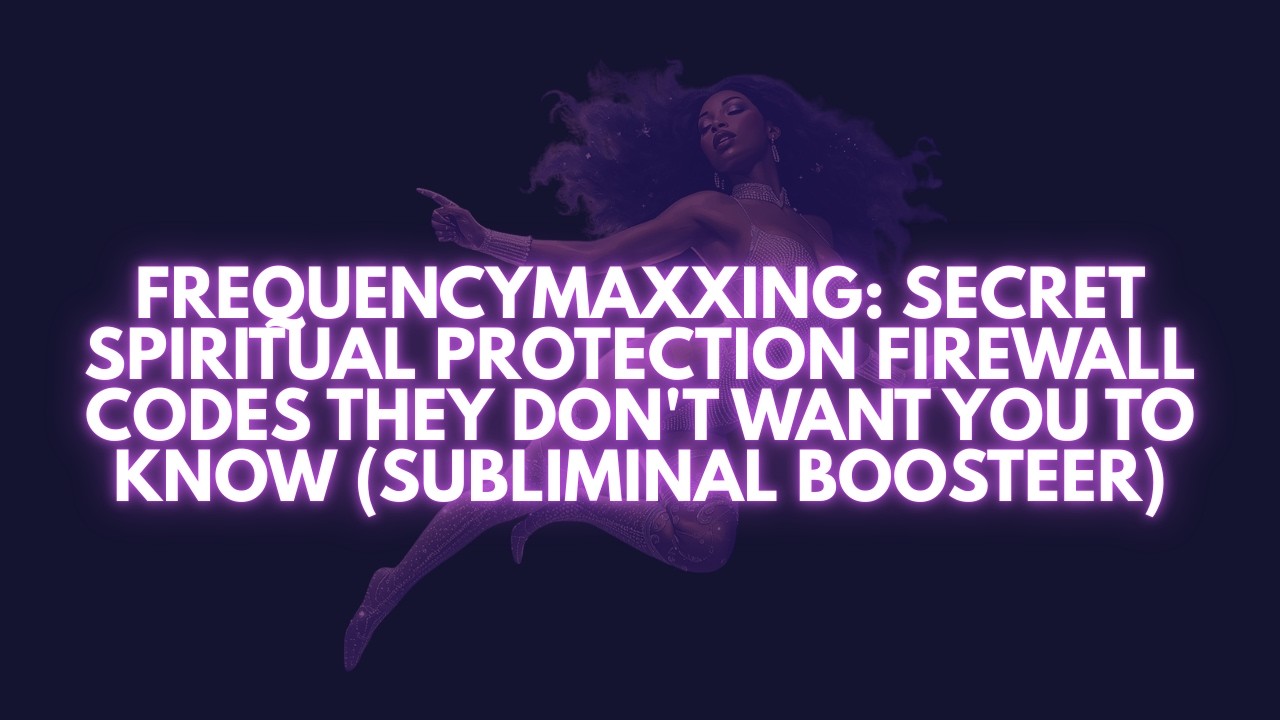 FREQUENCYMAXXING — 1 HOUR SPIRITUAL PROTECTION SUBLIMINAL BOOSTER (Stack With Any Subliminal)