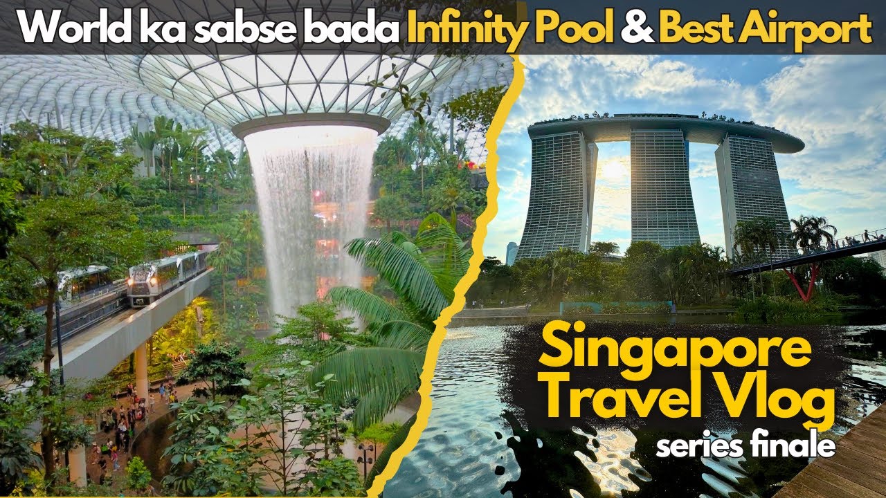 SINGAPORE 🇸🇬 KA BEST VIEW | Marina Bay Sands Sky Observatory | Changi Airport | VivoCity