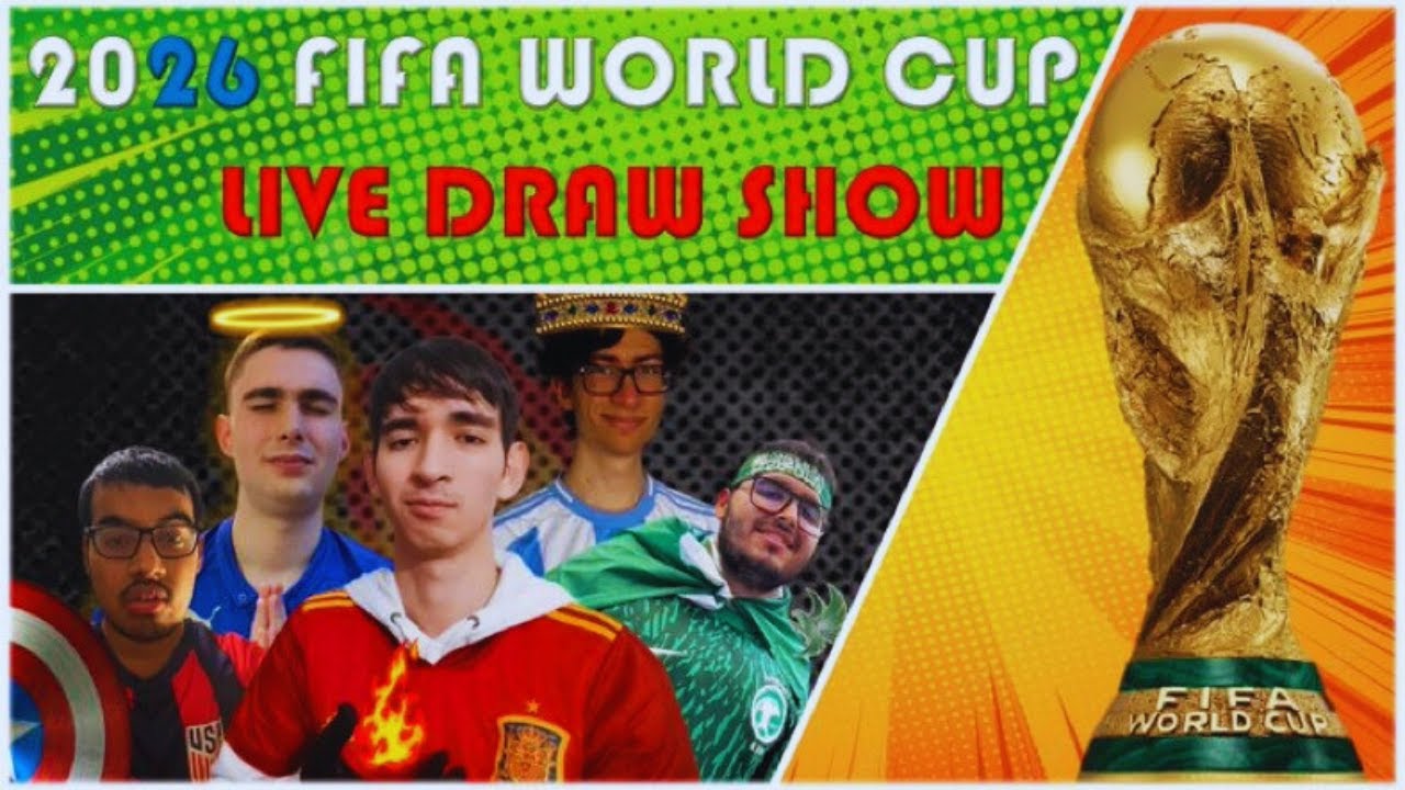 FIFA WORLD CUP 2026 LIVE DRAW SHOW!!! 🌍🏆W/@tendeitem @CharlieGTV03 @renktalksball @AD744