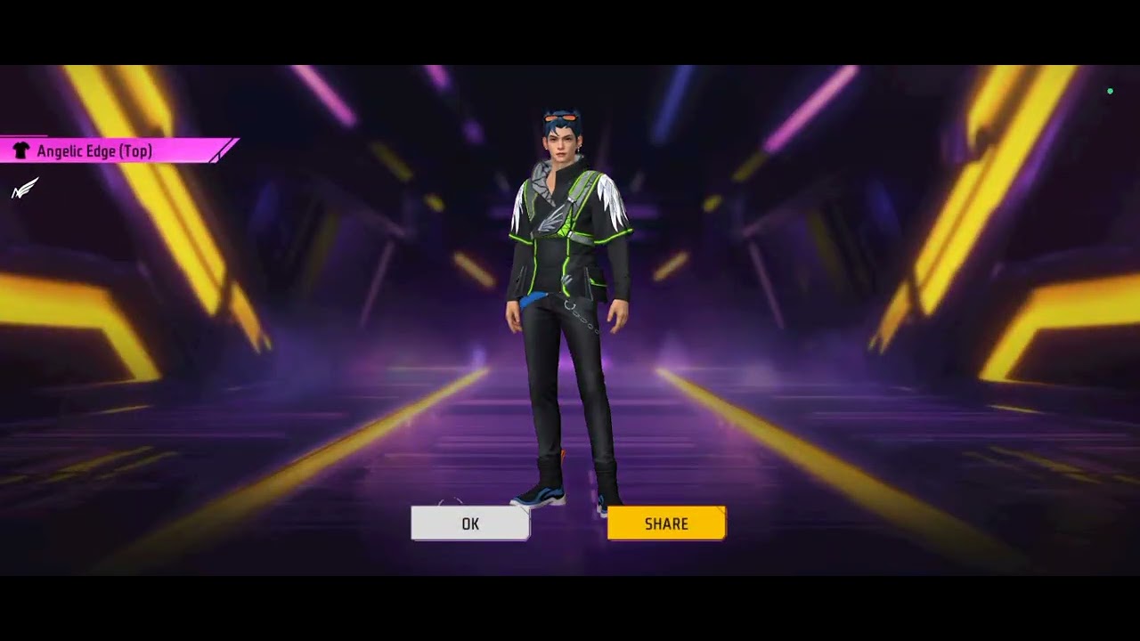 OBTAIN GREEN ANGLIC TOP !! #viral #freefire #freefiremax #freefireshorts 