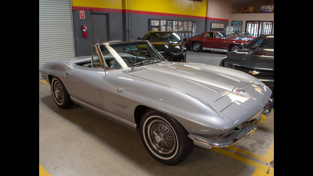 SOLD 1964 Satin Silver Corvette Convertible Automatic for sale by Corvette Mike