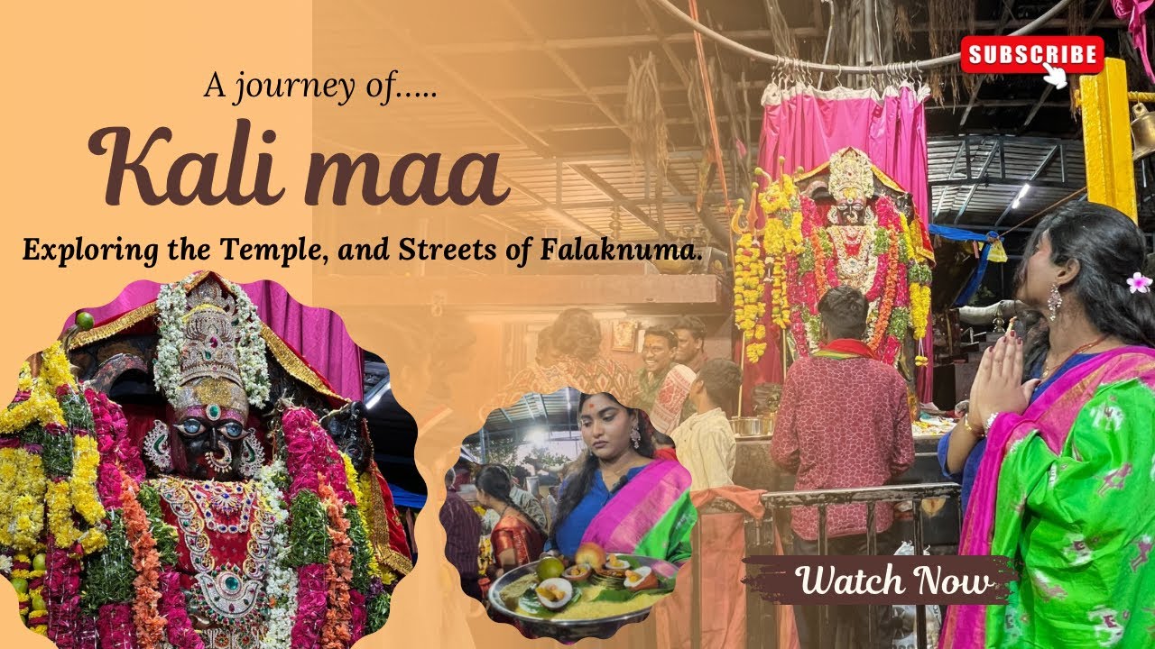 KALI MAA🙏🏻🔱🌺❤️🛕👹 || VLOG-12|| #viral #explore #funny #trending #kalimaa #mahakali #falaknuma #temple