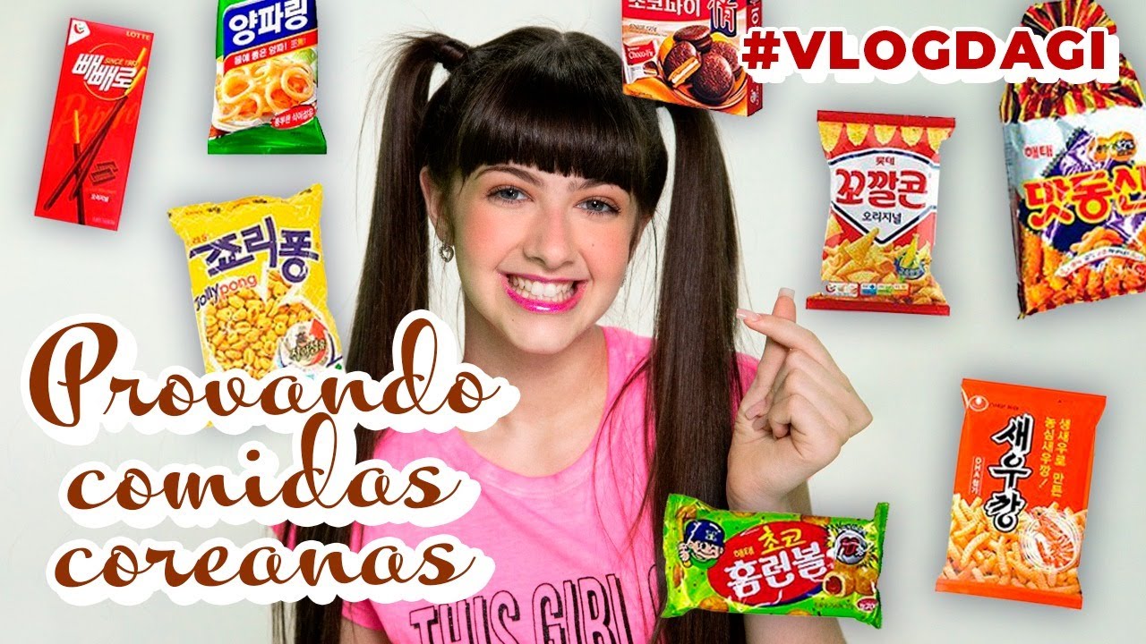 GIOVANNA ALPARONE PROVA DOCES COREANOS COM A FAMÍLIA #NOTASDAGI