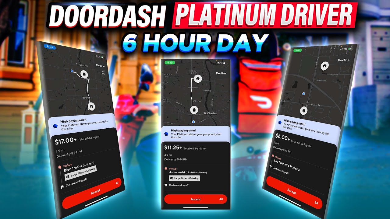 How Much Money Can a Platinum DoorDash Driver Make in a Day?