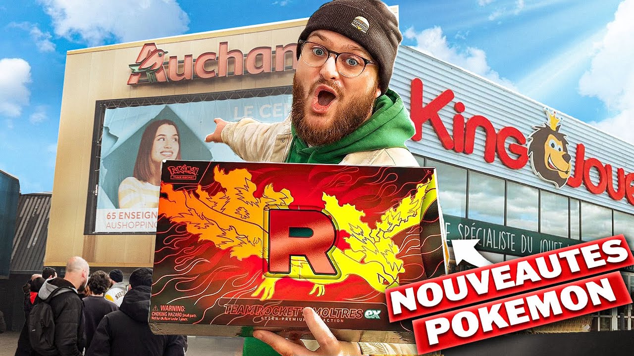 J’ai FOUILLÉ 6 MAGASINS pour TROUVER les NOUVEAUTÉS POKÉMON (UPC Rocket)