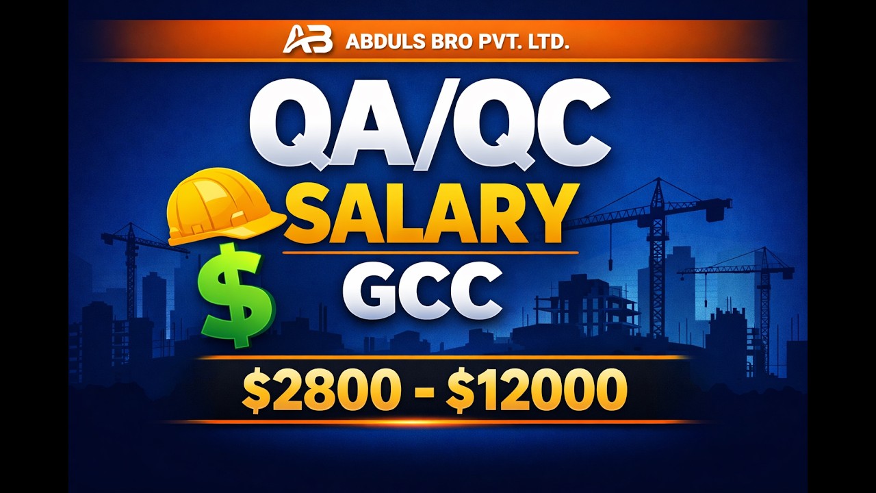 QA/QC Salary in GCC Explained | Inspector to QA/QC Manager (USD Range)