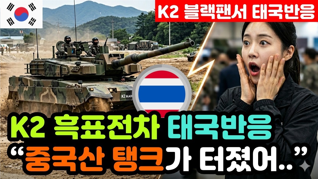 [태국반응] 실전에서 폭발한 '중국산 전차 VT-4' 실시간 태국반응 