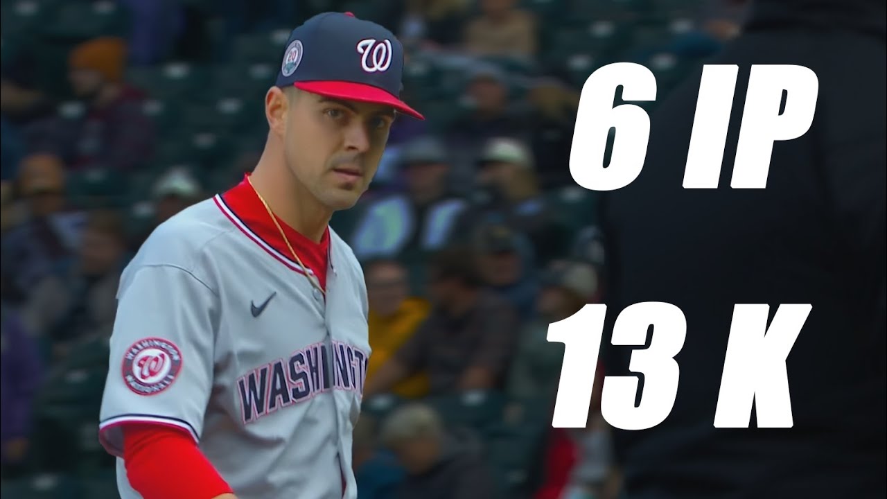 Mackenzie Gore Records His 2nd 13 Strikeout Game This Season!