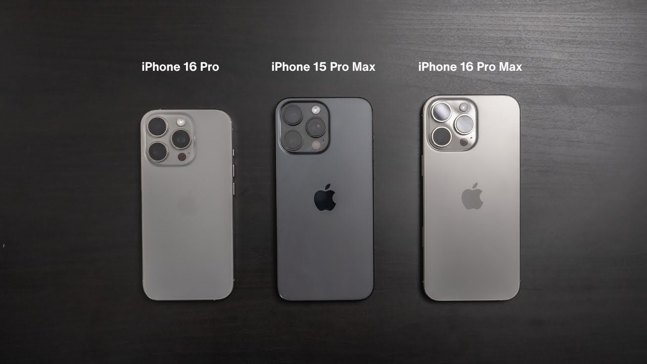 iPhone 16 Pro Max слишком большой? (Распаковка и сравнение размеров с iPhone 15 Pro Max и iPhone ...