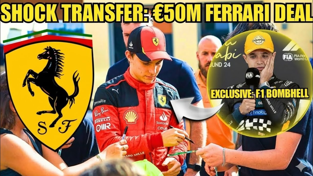Ferrari Drops €50M Bombshell: Piastri Poached, McLaren in Crisis | F1 Driver Market Shock