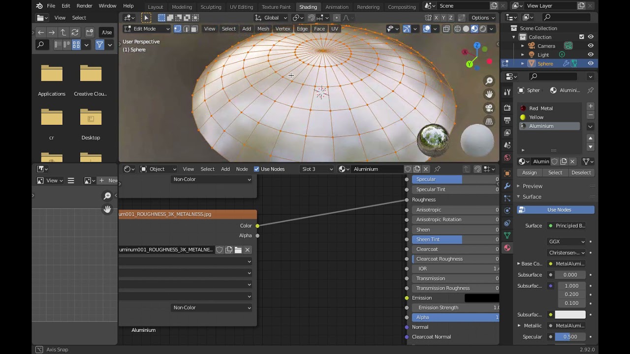 Aluminium Texture with Surface Wipes - Blender Tutorial