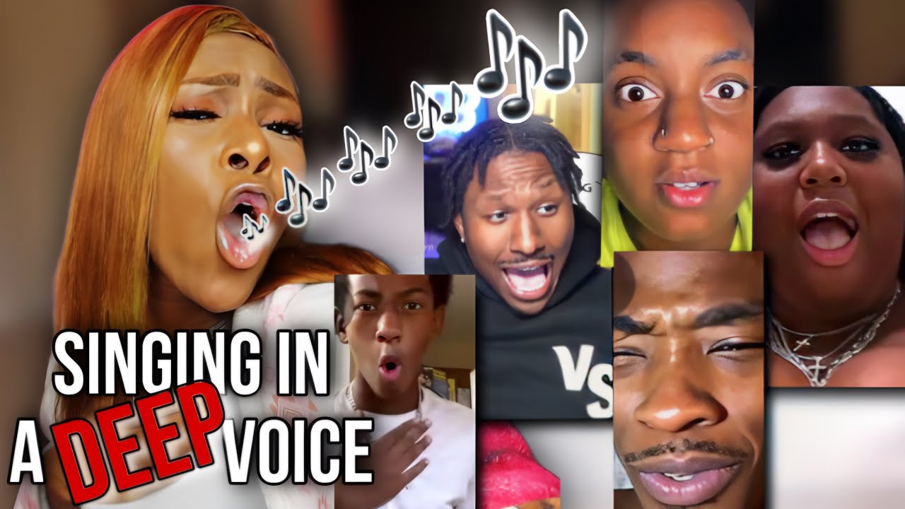 SINGING IN A DEEP VOICE PRANK on Monkey App( they wanted me😋)