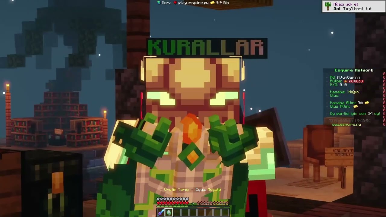 ÜCRETSİZ MİNECRAFT TOWNY PLUGİN PAKETİ + MAP 1.16.5