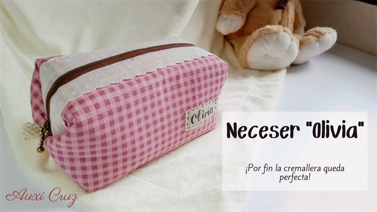🍭Aprende a coser un NECESER FÁCIL con CREMALLERA🍭Ideal para VENDER  o como REGALO.Nivel PRINCIPIANTE
