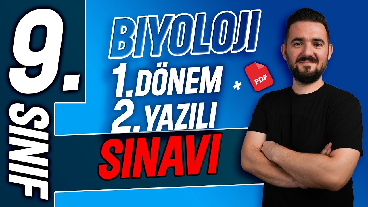 9.sınıf biyoloji 1.dönem 2.yazılı