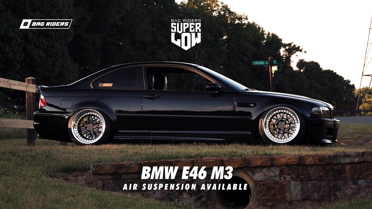 Bag Riders Super Low Suspension on Hunter's E46 M3