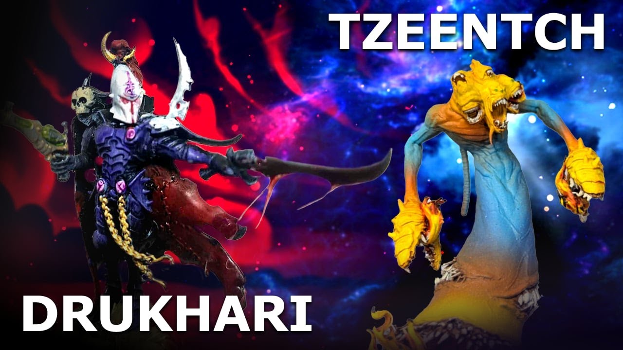 Drukhari VS Tzeentch Daemons 40K Battle Report