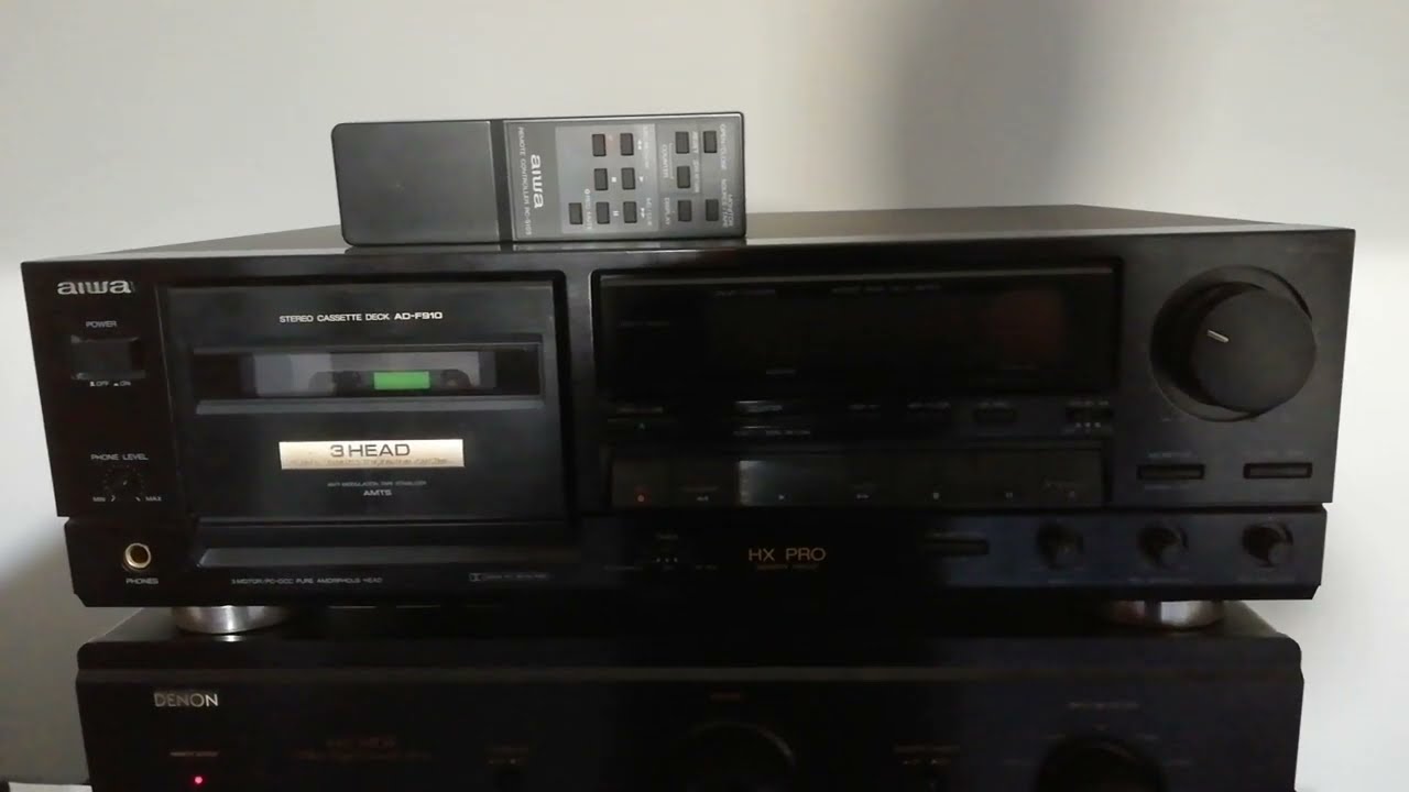 Tapedeck AIWA AD-F 910 3 Head Dual Capstan