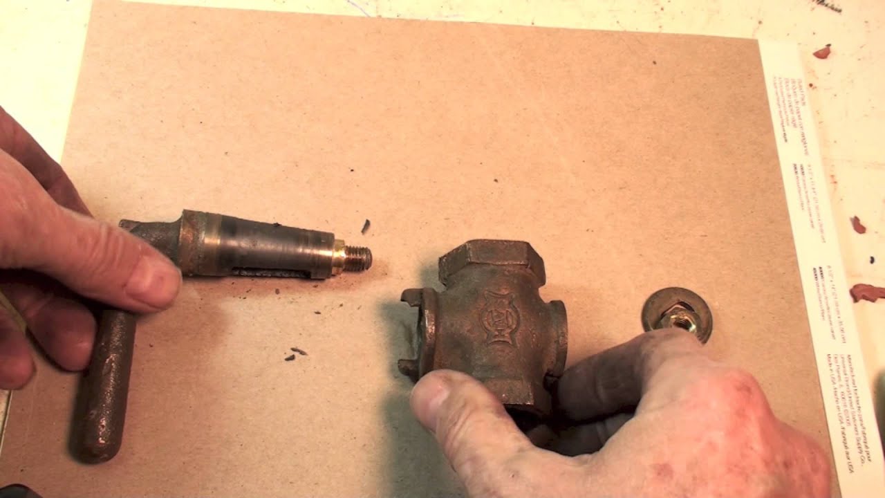 How the natural gas cock works