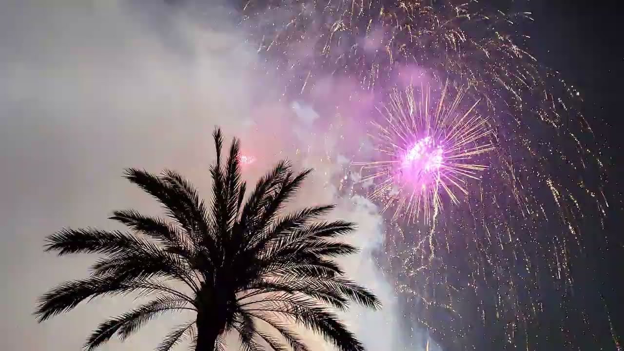 Nit del foc 18-03-24 met bizar harde finale, Las Fallas 2024