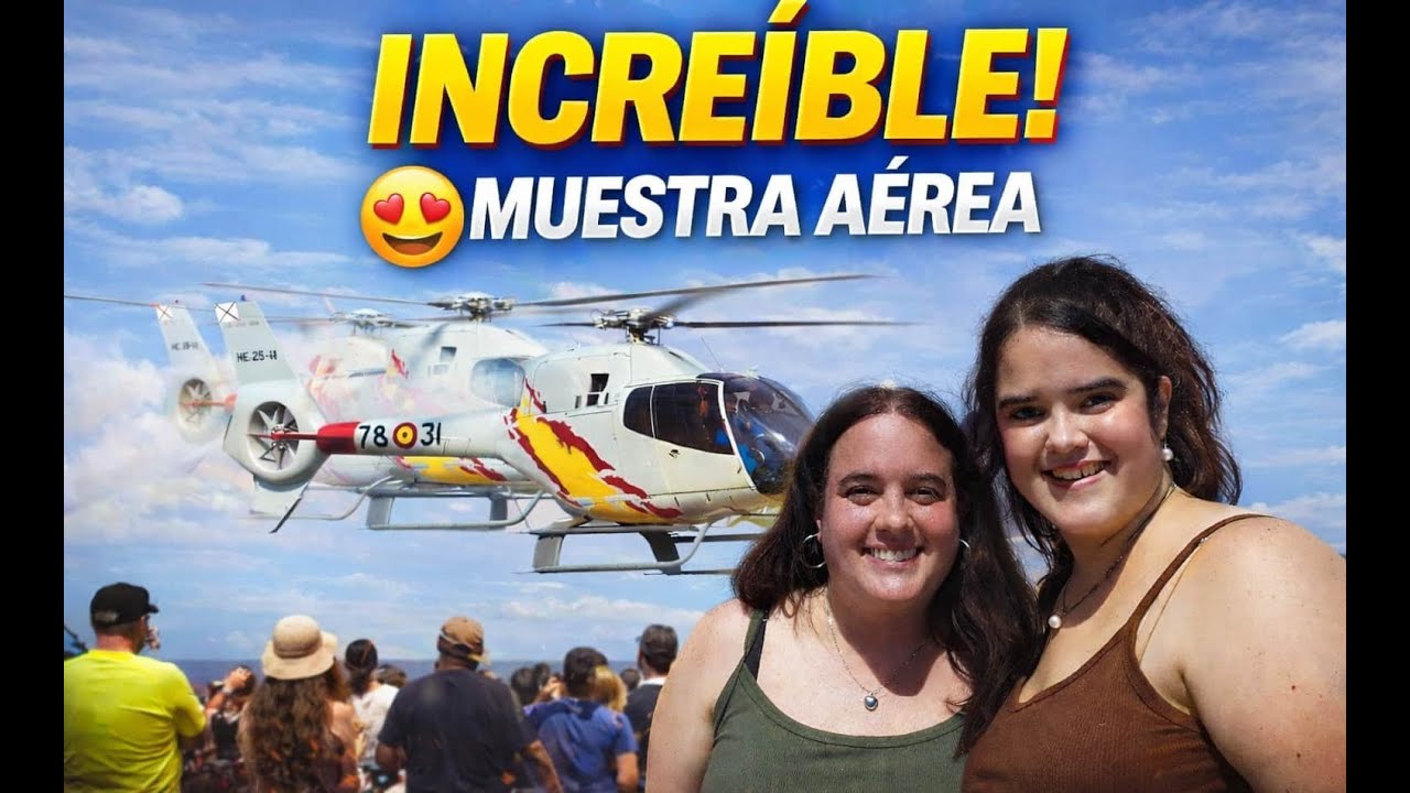 CAOS en la Rambla! Así se vio el show de helicópteros españoles en Uruguay