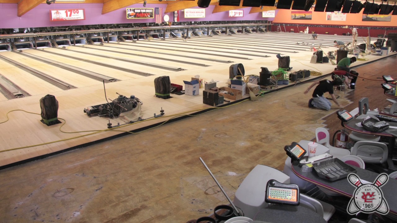 West County Lanes Resurfacing Time Lapse