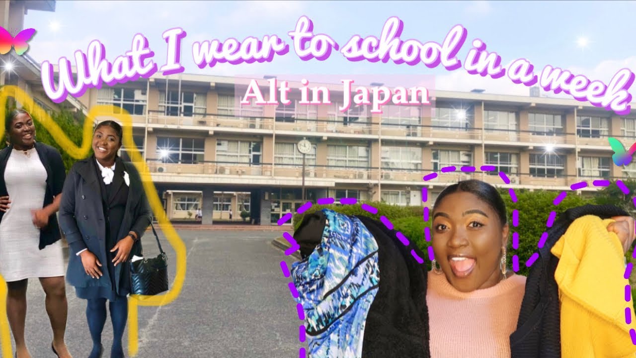What I wear to work in a week|ALT in Japan| JET Program