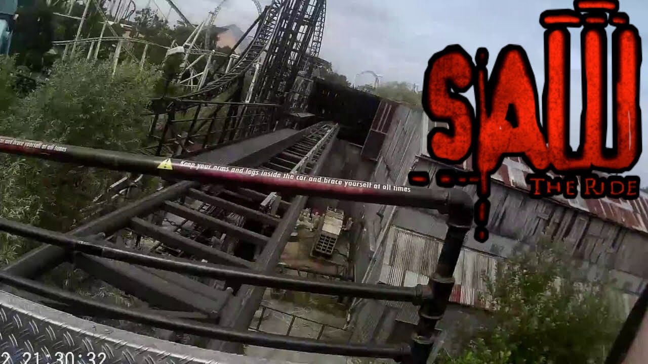 Saw The Ride, Front Row On-Ride POV Thorpe Park