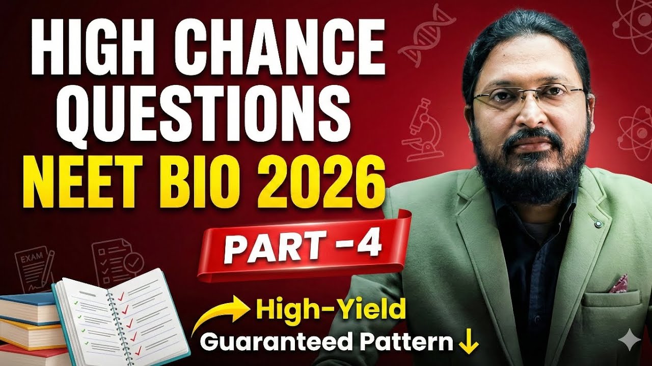 High Chance Questions | NEET BIO 2026 | PART -4 🧬 #neet2026 #neetbiology