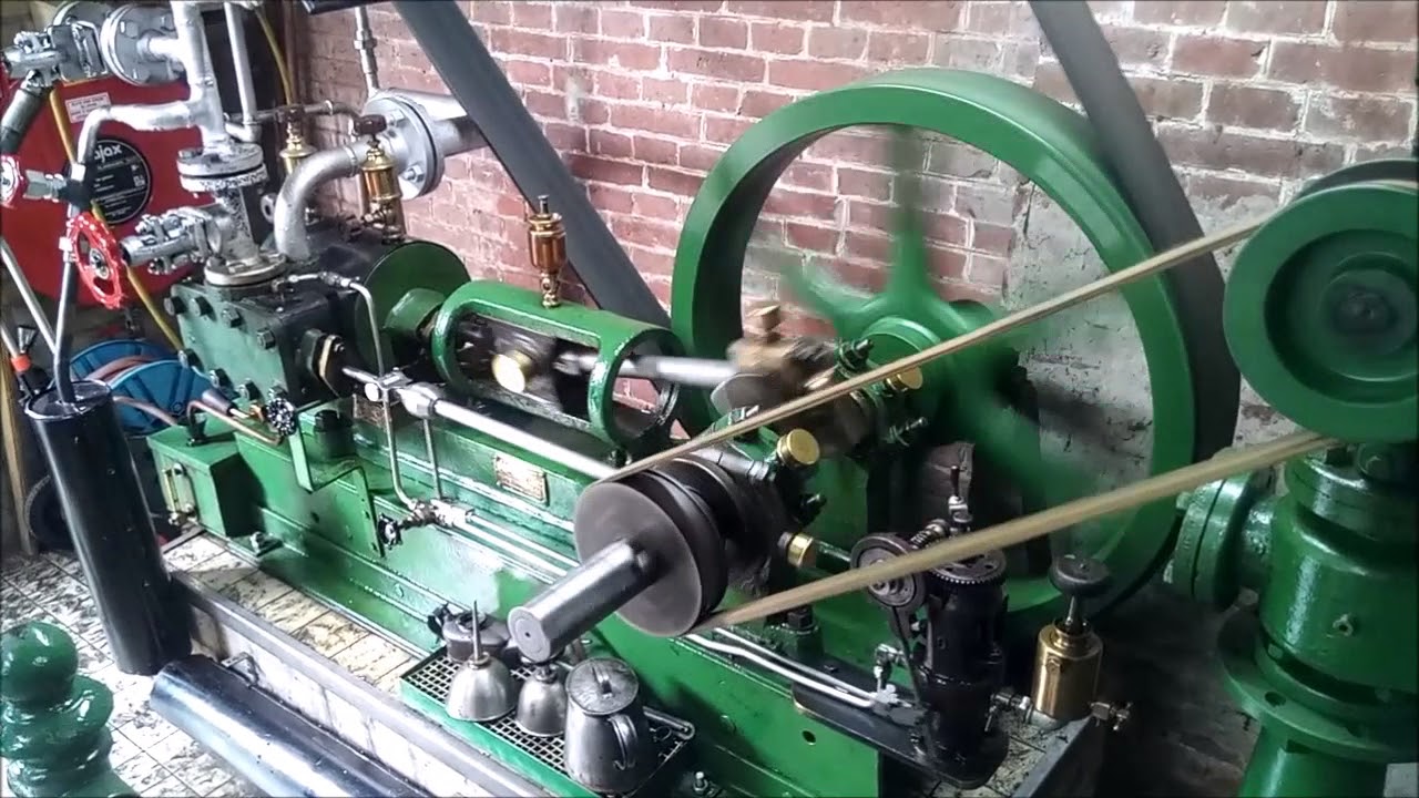 Windmill and steam engines at 