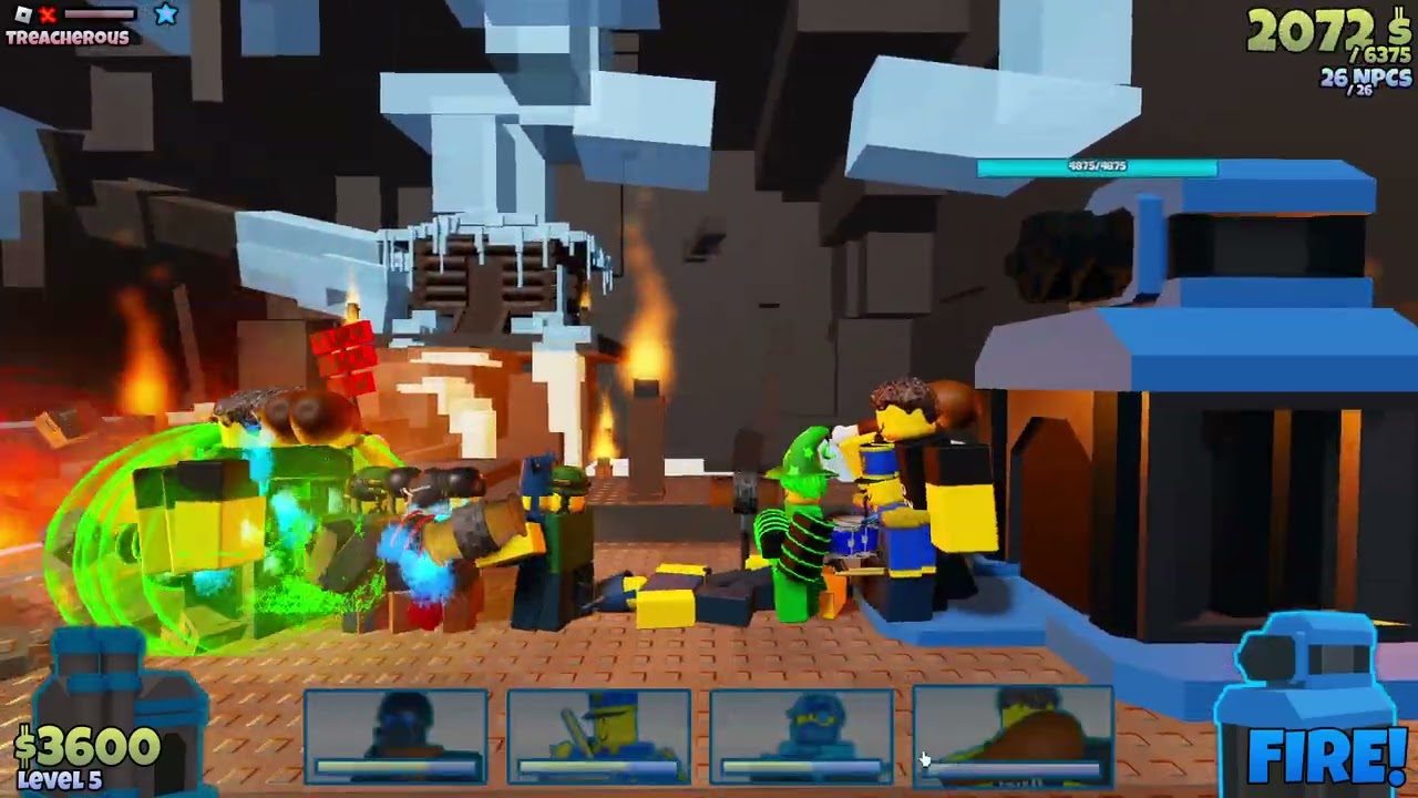 The Battle Bricks - Frozen Legion Final Level Treacherous