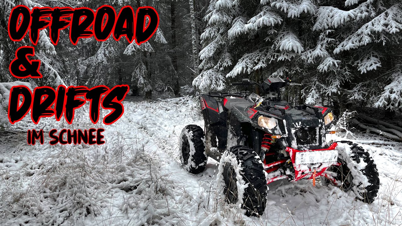 Driften & Offroad im Schnee mit der Scrambler 😍 | Quadboy