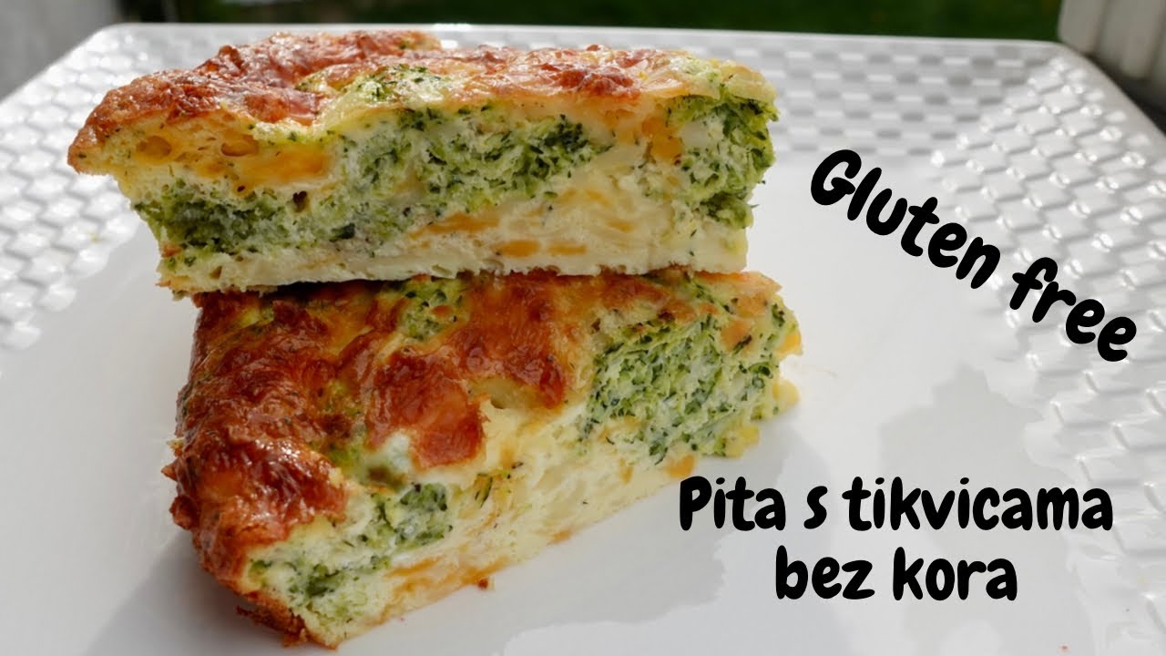 NAPRAVITE  PREDIVNU PITU SA TIKVICAMA BEZ KORA I GLUTENA ( GLUTEN FREE, CHEESY ZUCCHINI QUICHE)