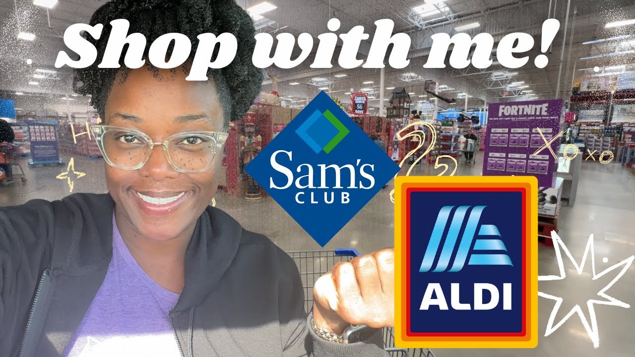 Restock groceries from Sam's Club and Aldi! Shop with me