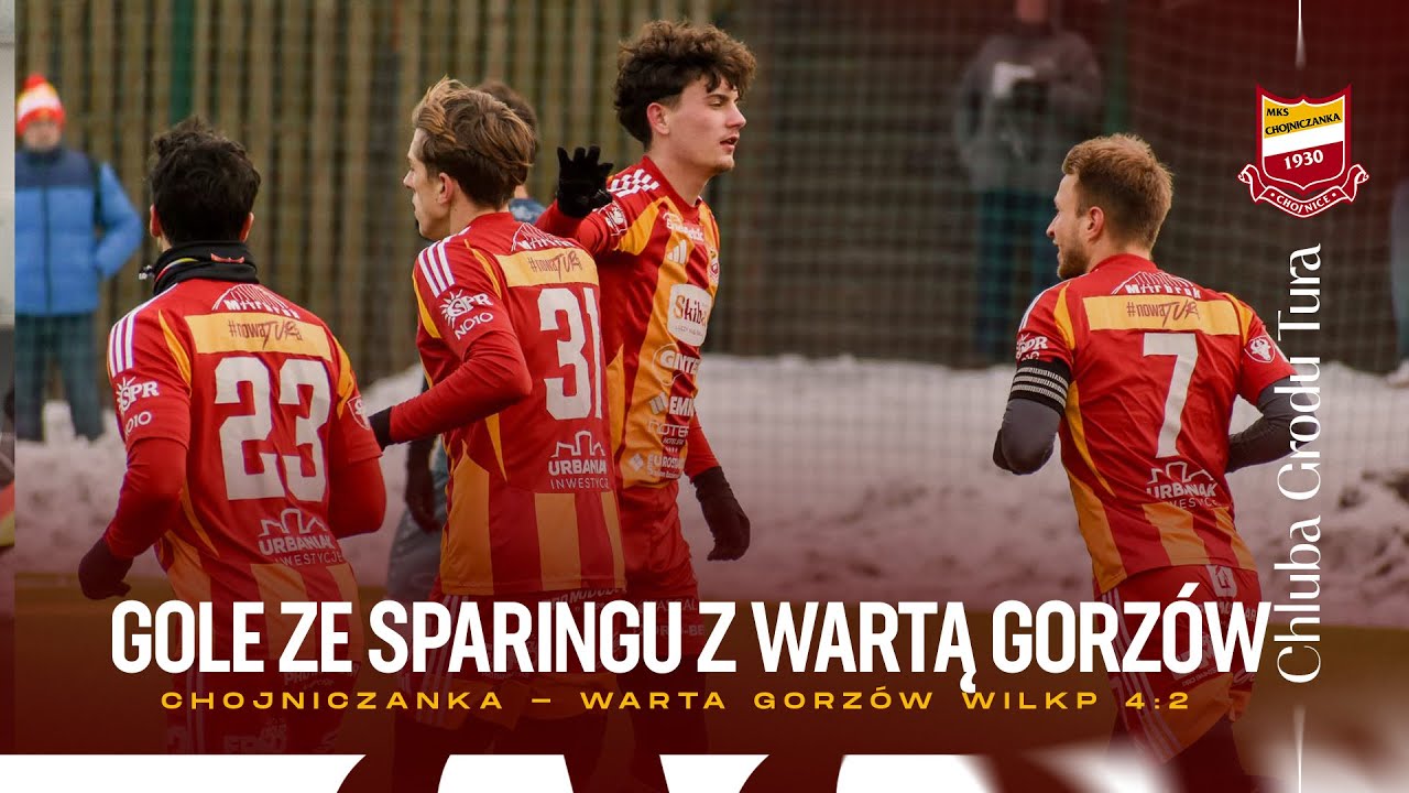 Sparing nr 2: Chojniczanka - Warta Gorzów 4:2 (gole | 24.01.2026)