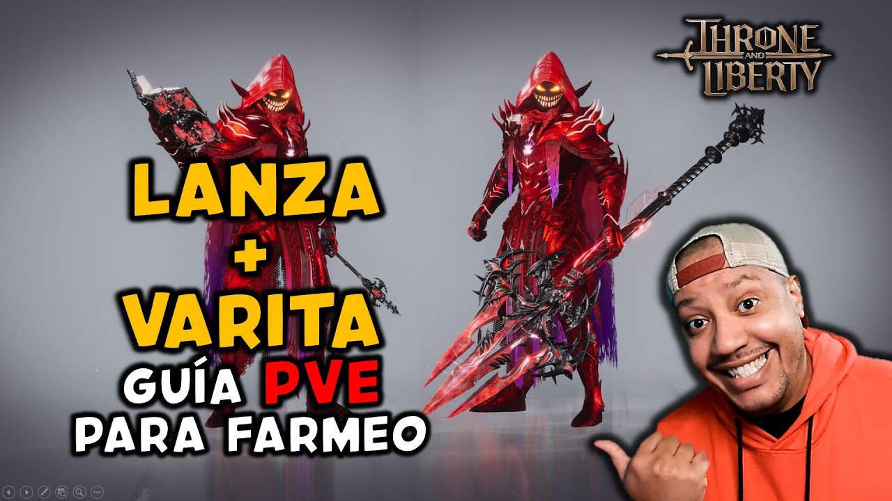 Cómo farmear eficientemente con Lanza y Varita en Throne and Liberty | Guía completa