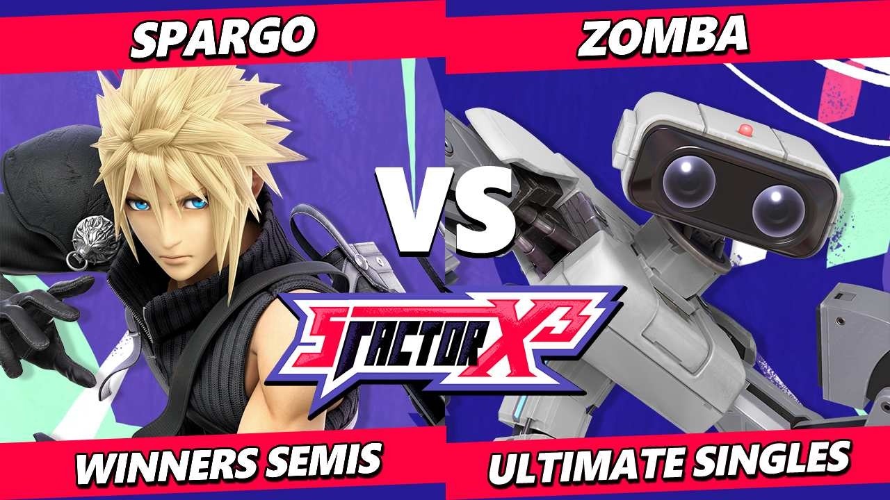 S Factor X3 Winners Semis - Spargo (Cloud) Vs. Zomba (ROB) Smash Ultimate - SSBU