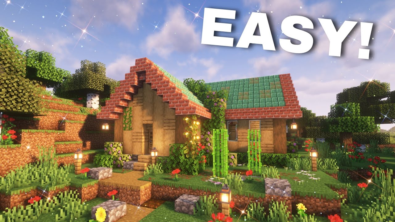 How to build a cozy copper roof cottage in Minecraft (I'M BACK!)