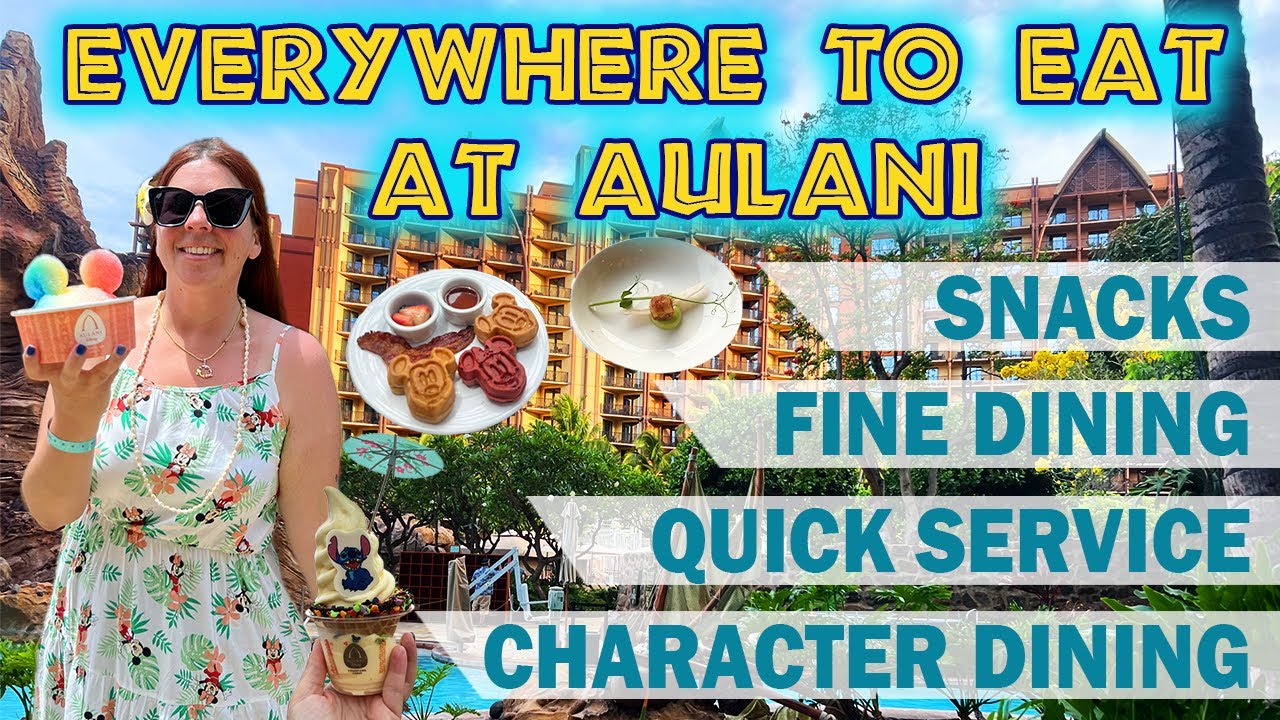 🌺 FULL DINING GUIDE | Every Restaurant, Snack Spot, Bar & More at Disney’s Aulani Resort in Hawai‘i