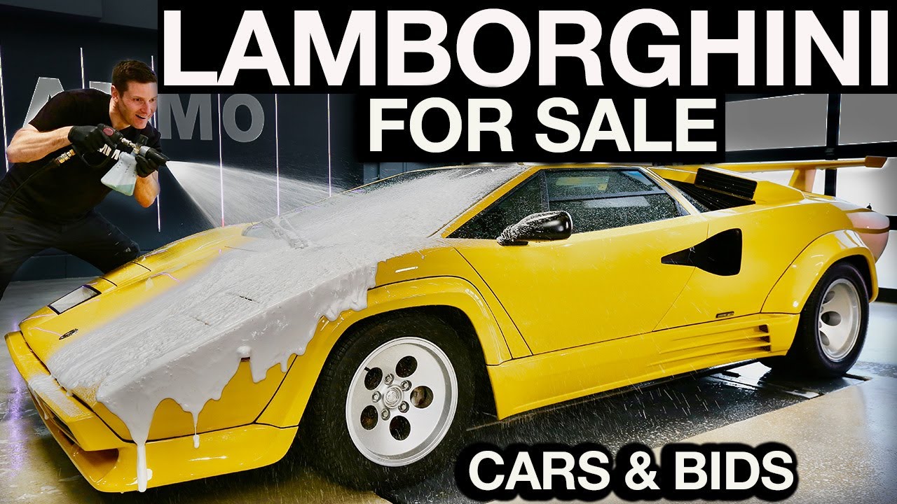 Первая мойка и продажа Lamborghini Countach за много лет!